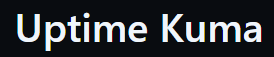 Uptime-Kuma